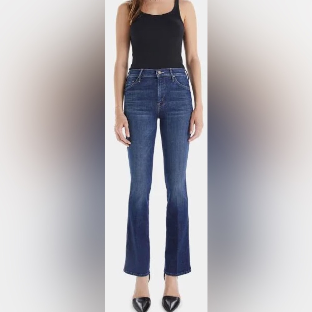 MOTHER Double Insider Sneak Jeans